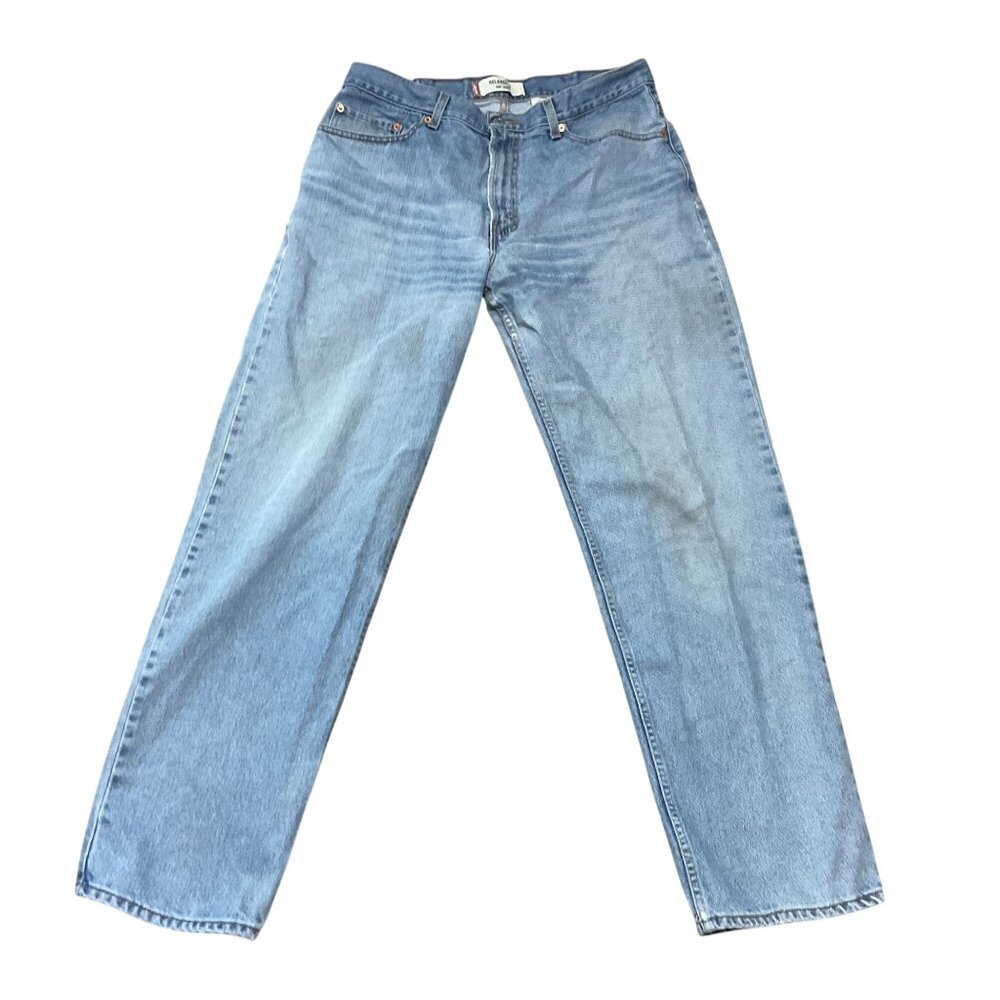 Levi's 550 Relaxed Fit Jeans 38 x 34 Light Wash 100% Cotton Denim Distressed